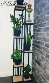 kwietnik-loft-industrialny-lamelki-nowosc-czarny-150cm