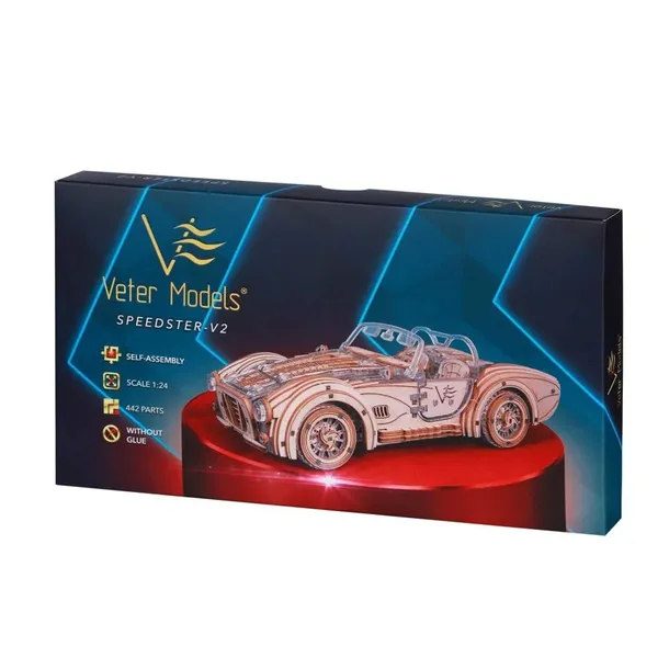 veter-models-puzzle-3d-samochod-speedster-v-2-marka-robotime-stan-nowy