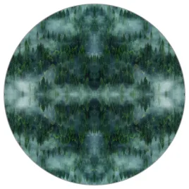 fototapeta-okragla-krajobraz-lesny-100x100-vinyl-strukturalny