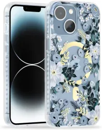 etui-scorpify-do-iphone-14-magsafe-kolorze-kwiatowym-nemophila-blue