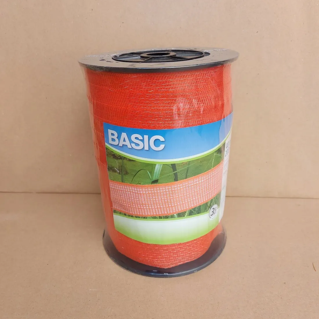 tasma-basic-40-mm-200m-dla-koni-pastuch-pomaranczo-stan-nowy