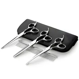 nozyczki-do-strzyzenia-psow-grzebien-zestaw-dla-psa-ostre-zakrzywione-etui