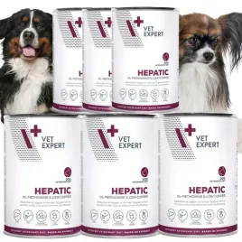 mokra-karma-dla-psow-wsparcie-watroby-kurczak-vet-expert-hepatic-6-x-400g