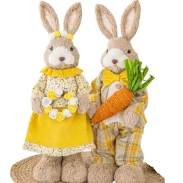 2-szt-figurka-wielkanocna-zestaw-pan-i-pani-zajac-krolik-44-cm
