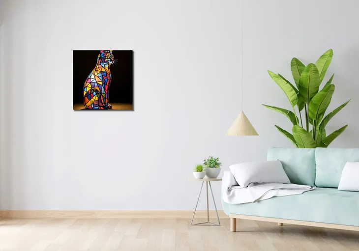 obraz-50x50cm-koci-witraz-stan-nowy