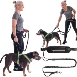 pas-trekkingowy-biodrowy-z-amortyzatorem-biegania-z-psem-elastyczna-smycz