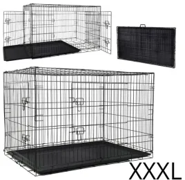 metalowa-klatka-dla-psa-kota-wielofunkcyjna-kenelowa-kojec-transporter-xxxl
