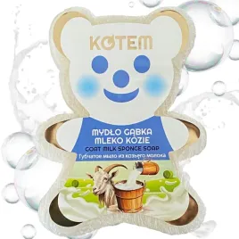 kotem-mydlo-gabka-do-kapieli-mleko-kozie-130g-w-ksztalcie-misia-bialy-mis