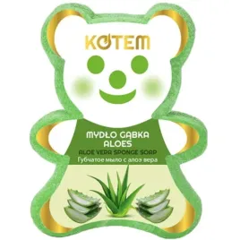 kotem-mydlo-w-ksztalcie-misia-gabka-do-kapieli-aloes-130g-zielona-myjka