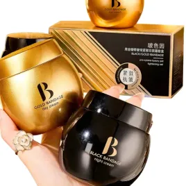 bandage-black-ald-gold-zestaw-kremow-na-dzien-i-na-noc-2x55g