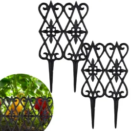 relaxdays-czarne-plotki-ogrodowe-ciezkie-metalowe-2-sztuki