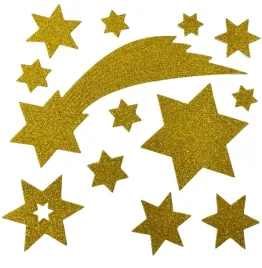 naklejki-na-okno-piankowe-zlote-gwiazdy-dekoracja-swiateczna-brokat