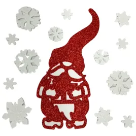 naklejki-swiateczne-na-okno-piankowe-brokatowe-krasnal