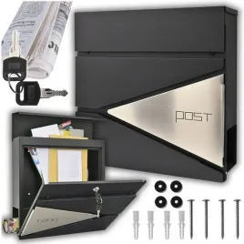 skrzynka-pocztowa-na-listy-ulotki-gazety-listowa-stalowa-2x-kluczyk-steel