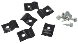 przlotka-blaszkowa-uchwyt-do-paneli-spinka-z-wkretami-ocynk-czarny-100-szt