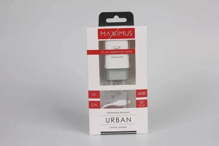 lad-siec-maxximus-urban-2-1a-lightning-2xusb-stan-nowy