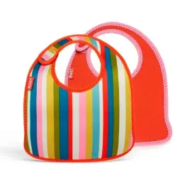 built-mess-mate-2-sliniaki-dla-dzieci-baby-pink-stripe