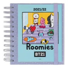 line-friends-bt21-kalendarz-planner-szkolny-2021-2022-niebieski