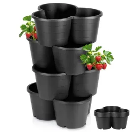 doniczka-ogrodowa-plastikowa-czarna-kaskadowa-pietrowa-4-szt