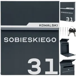 skrzynka-pocztowa-na-listy-poczte-antracyt-napis-adres-ulica-numer