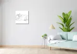 obraz-50x50cm-spiacy-psiak-stan-nowy