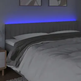 vidaxl-zaglowek-do-lozka-z-led-jasnoszary-200x5x78-88-cm-tkanina