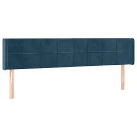 vidaxl-zaglowek-do-lozka-z-led-ciemnoniebieski-163x16x78-88-cm-aksamit