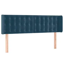 vidaxl-zaglowek-do-lozka-z-led-ciemnoniebieski-147x16x78-88-cm-aksamit