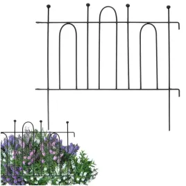 ogrodowy-plot-metalowa-podpora-do-roslin-podpory-do-kwiatow-czarny