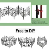 5-paneli-wytrzymale-metalowe-plotek-ogrodowy-67cm-stan-nowy-rodzaj-inny