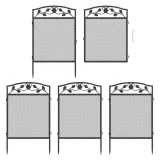 5-paneli-wytrzymale-metalowe-plotek-ogrodowy-110cm