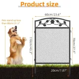 5-paneli-wytrzymale-metalowe-plotek-ogrodowy-110cm-ksztalt-z-lukiem