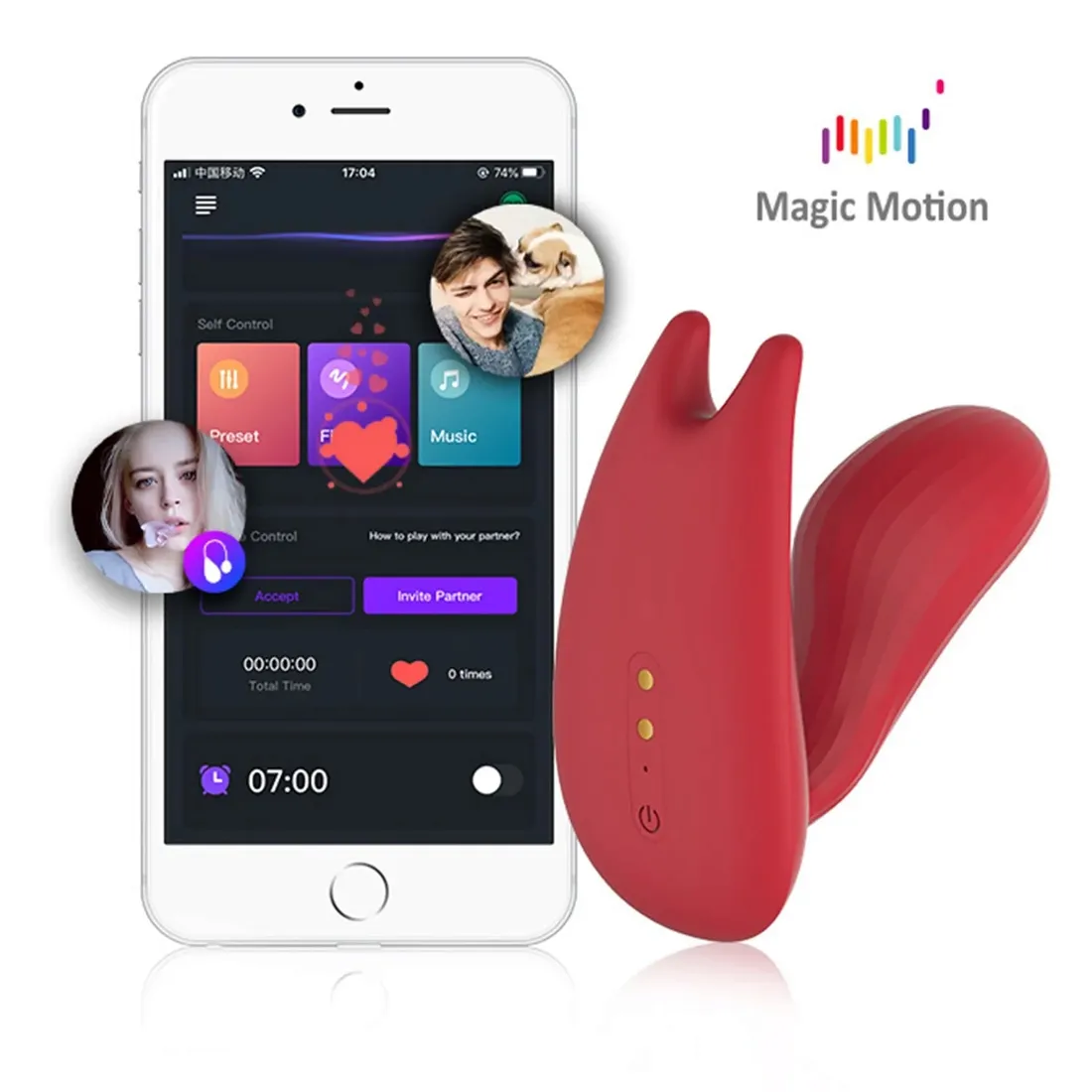 magic-motion-umi-smart-wibrator-motylek-usb-czerwony