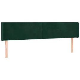 vidaxl-zaglowek-do-lozka-z-led-ciemnozielony-183x16x78-88cm-aksamit