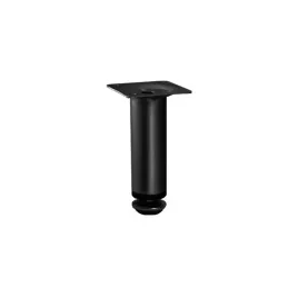 stopka-nozka-meblowa-czarny-mat-150mm-fi30-d-737