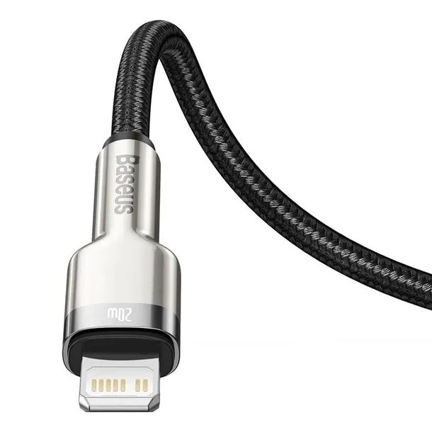 kabel-usb-c-do-lightning-baseus-cafule-pd-20w-025m-czarny-kolor-czarny