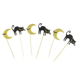 dekoracja-ciasta-czarne-koty-6szt