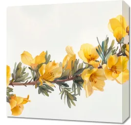 obraz-50x50cm-zolte-kwiaty