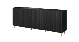 komoda-pafos-200-cm-z-frezowanym-frontem-czarny-mat