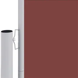 vidaxl-zwijana-markiza-boczna-brazowa-160x1000-cm