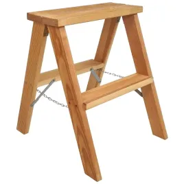stolek-drewniany-skladany-2-stopnie-drabinka-dwustronna-natural