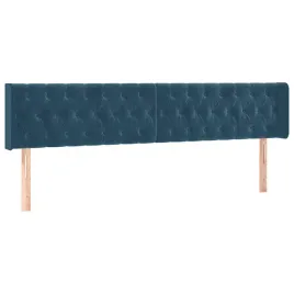 vidaxl-zaglowek-do-lozka-z-led-ciemnoniebieski-203x16x78-88-cm-aksamit