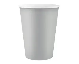 kubeczki-pap-jednokolorowe-srebrne-250ml-6szt