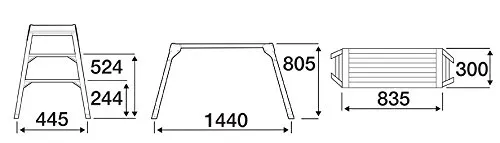 podest-roboczy-platforma-drabina-silverline-150-kg
