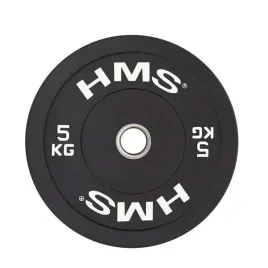 bbr05-black-talerz-olimpijski-bumper-5-kg-hms-gumowany-otwor-51mm