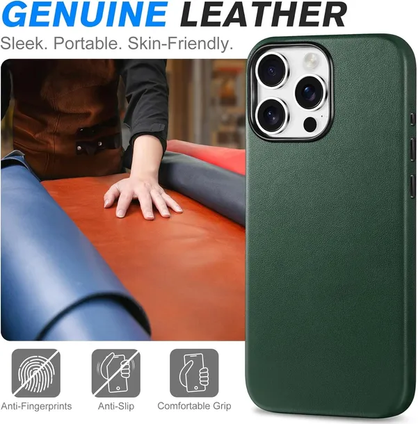 plecki-shieldon-do-apple-iphone-16-pro-max-zielony-funkcje-antyposlizgowa-struktura-ladowanie-indukcyjne-magsafe-pochlanianie-wstrzasow