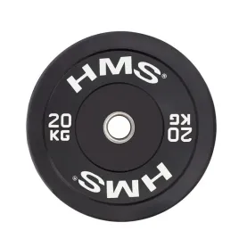bbr20-black-talerz-olimpijski-bumper-20-kg-hms-gumowany-otwor-51mm