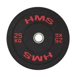 htbr25-gray-talerz-olimpijski-bumper-25-kg-hms-pokryty-guma