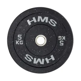 htbr05-gray-talerz-olimpijski-bumper-5-kg-hms-pokryty-guma