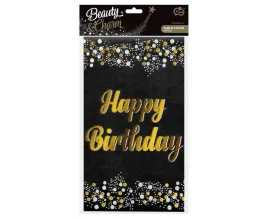 obrus-foliowy-bandc-happy-birthday-czarny-137x183cm